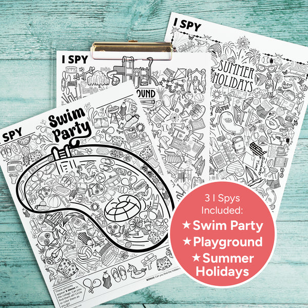 Summer I Spy Bundle - Printable Digital Download by Greengate Images