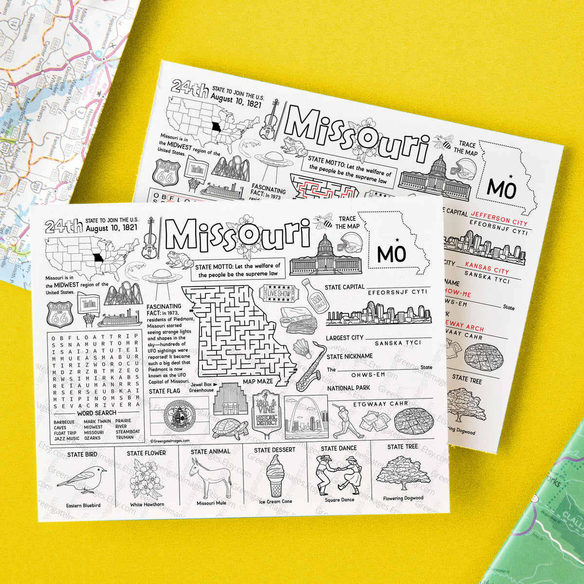 Missouri Activity Page – Greengate Images