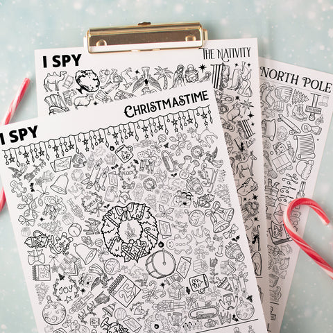 Christmas I Spy Bundle - Printable Digital Download by Greengate Images