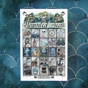 Haunted Seas Bingo - Printable Digital Download by Greengate Images
