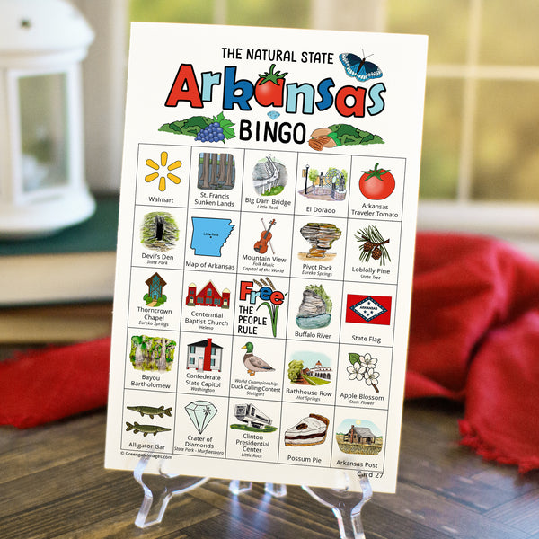 Arkansas Bingo Cards