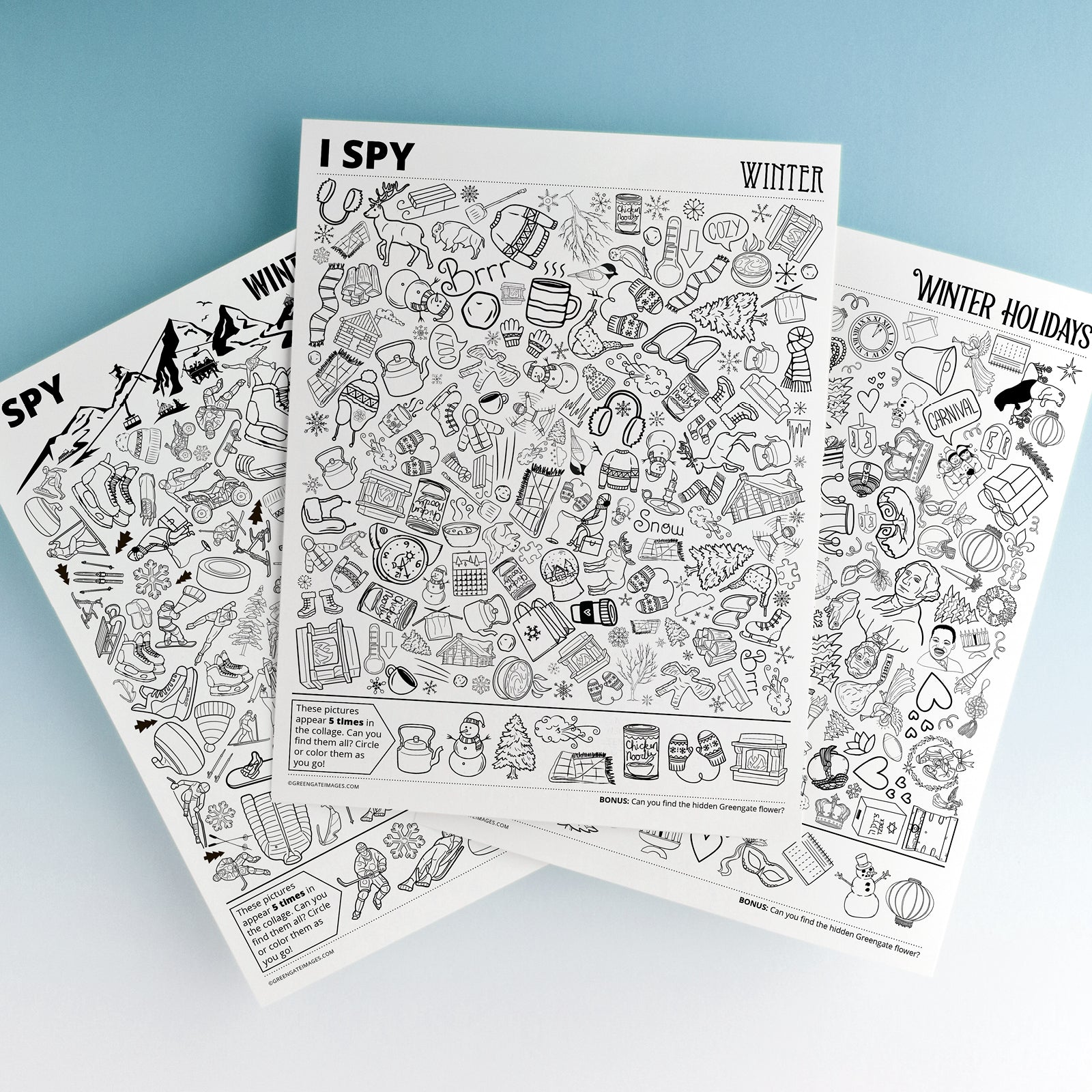 Winter I Spy Bundle