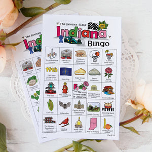 Indiana Bingo Cards - Printable Digital Download by Greengate Images