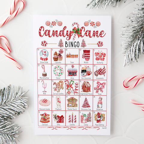 Candy Cane Bingo