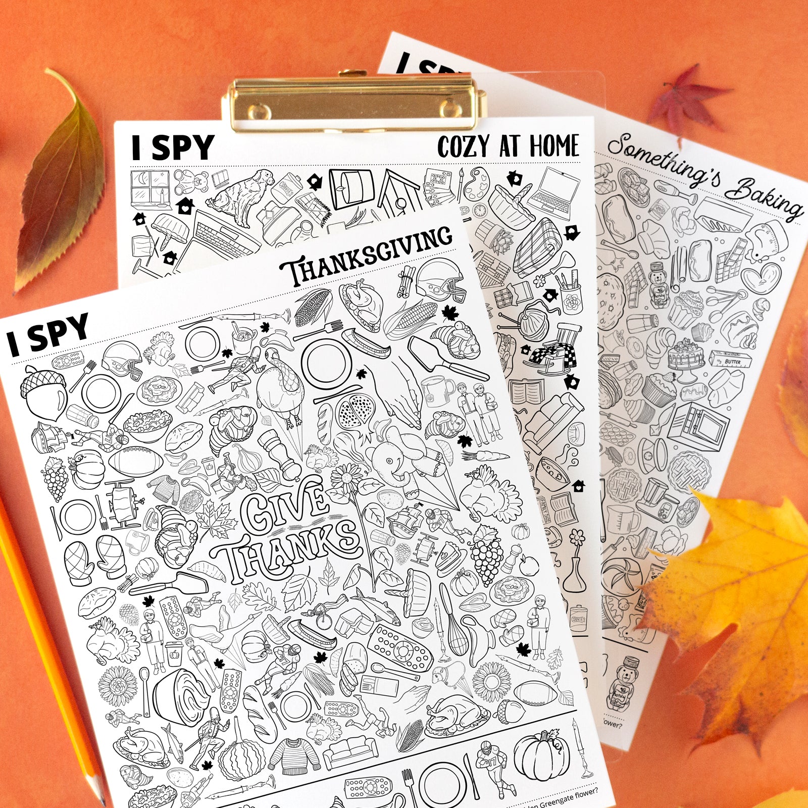 Thanksgiving I Spy Bundle