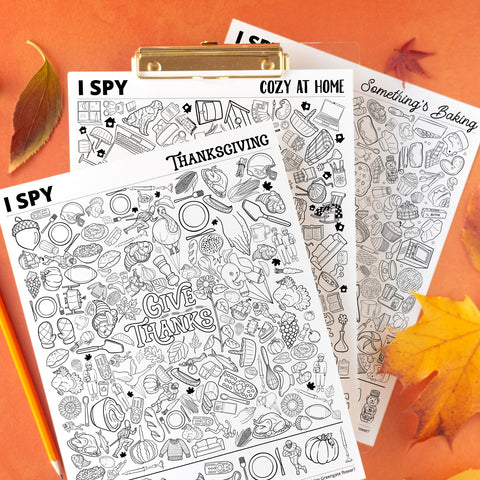 Thanksgiving I Spy Bundle