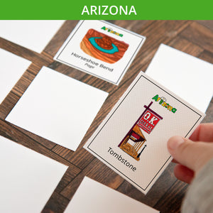 Arizona Memory Game - Printable Digital Download by Greengate Images