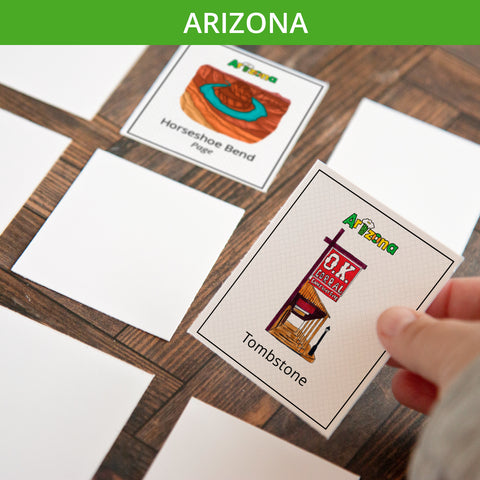 Arizona Memory Game - Printable Digital Download by Greengate Images