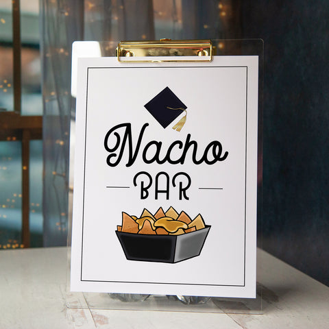 Graduation Nacho Bar Sign