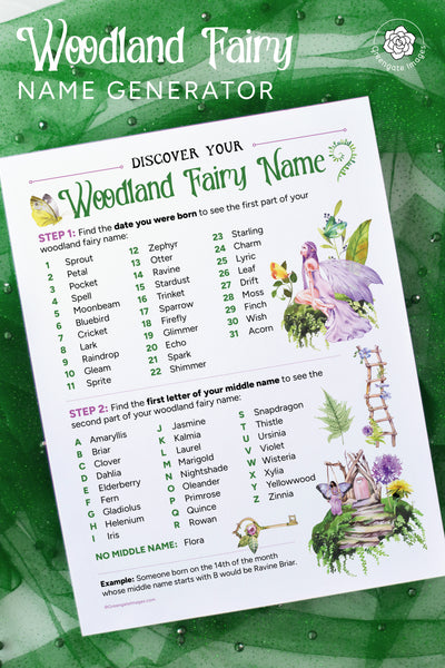 Fairy Name Generator