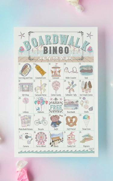 Beach Boardwalk Bingo - Printable Digital Download by Greengate Images