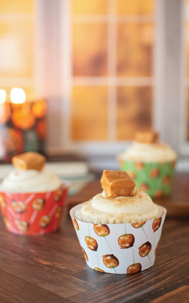 Caramel Apple Cupcake Wrappers