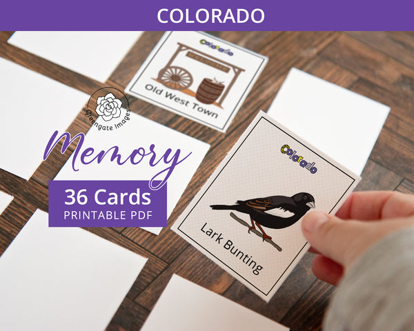 Colorado Memory Game - Greengate Images