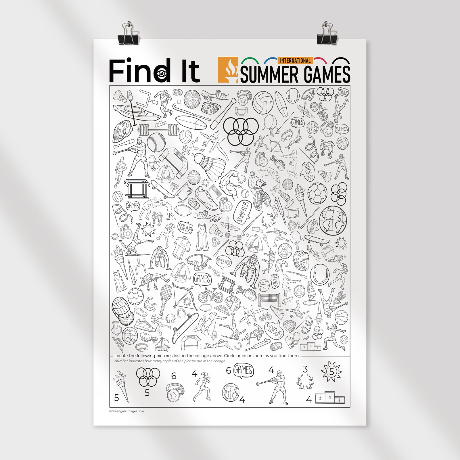 i-spy-find-it-summer-games-greengate-images for Free Printable I Spy Summer I Spy / Find It - Summer Games – Greengate Images for Free Printable I Spy Summer