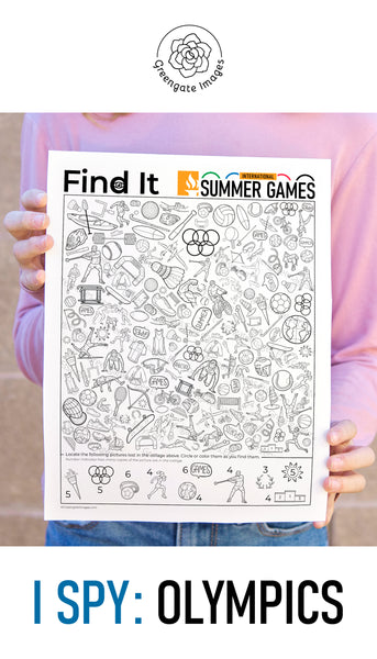 I Spy / Find It - Summer Games - Greengate Images