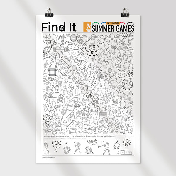 I Spy / Find It - Summer Games - Greengate Images