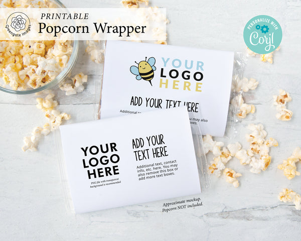 Custom Logo Popcorn Wrappers