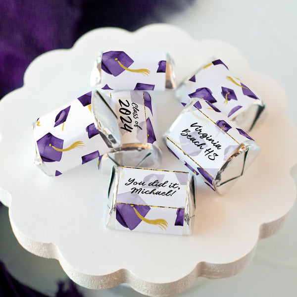 Purple Graduation Nugget Wrappers - Greengate Images