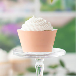 Solid Rich Peach Cupcake Wrapper - Greengate Images