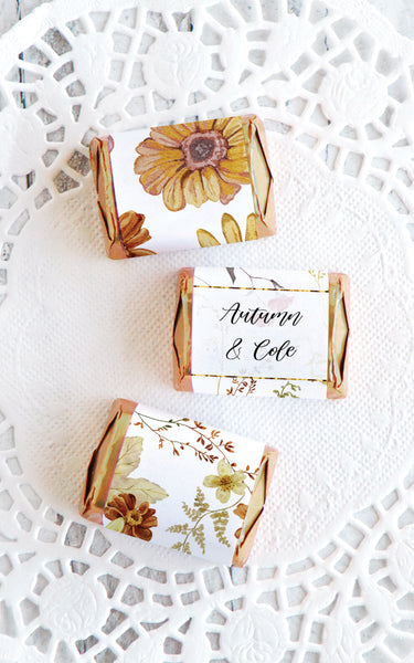 Wedding Nugget Wrappers - Rustic Fall