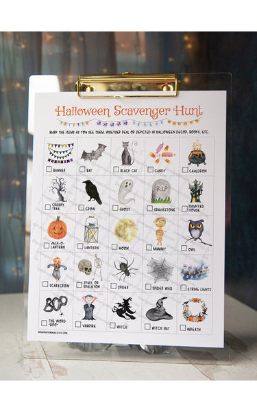 Halloween Scavenger Hunt - Greengate Images