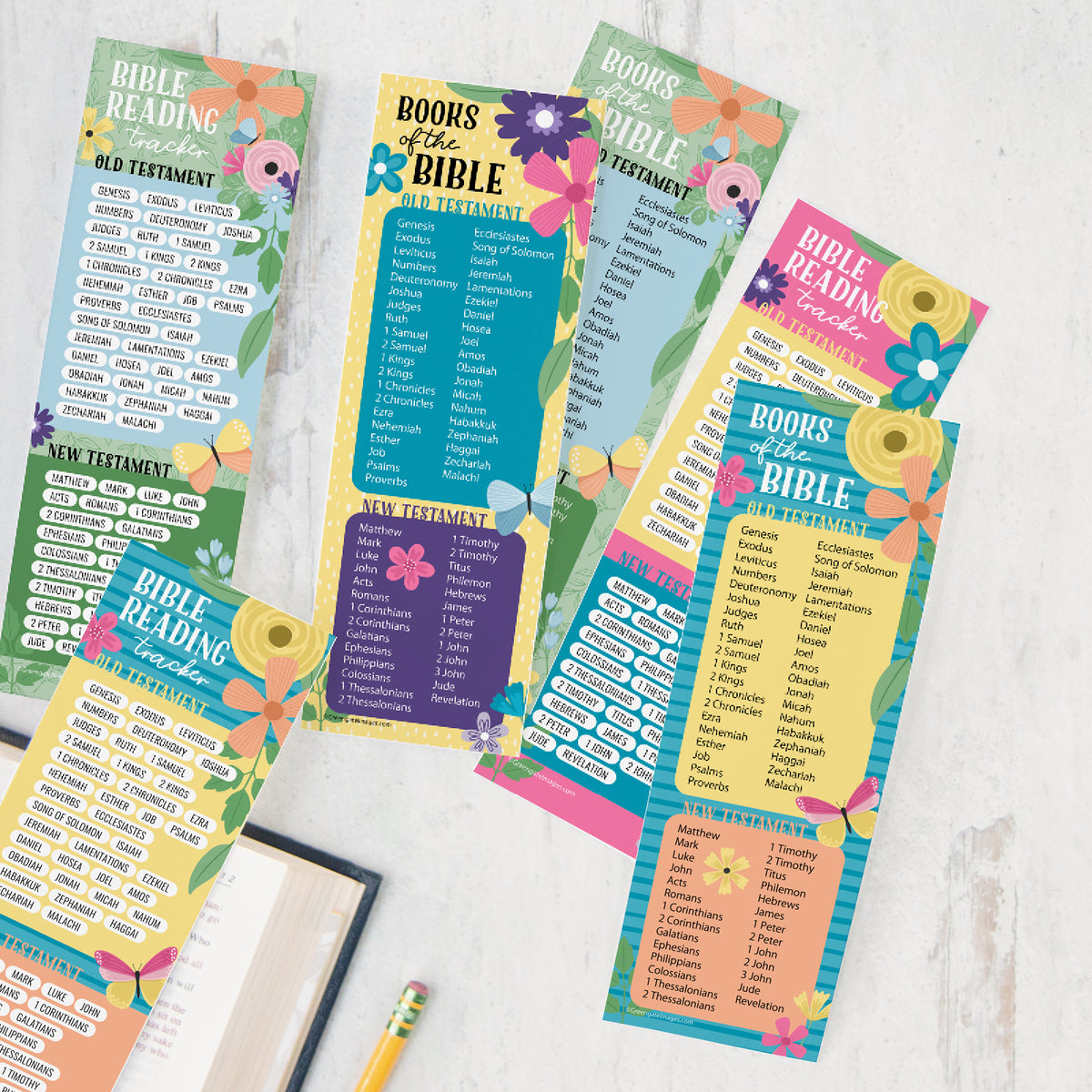 Bible Reference Bookmarks - Bold Spring Blooms – Greengate Images