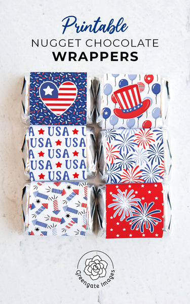 Patriotic Nugget Wrappers - Greengate Images