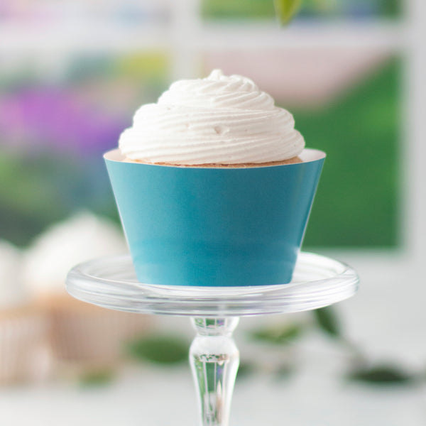 Teal Cupcake Wrapper - Greengate Images