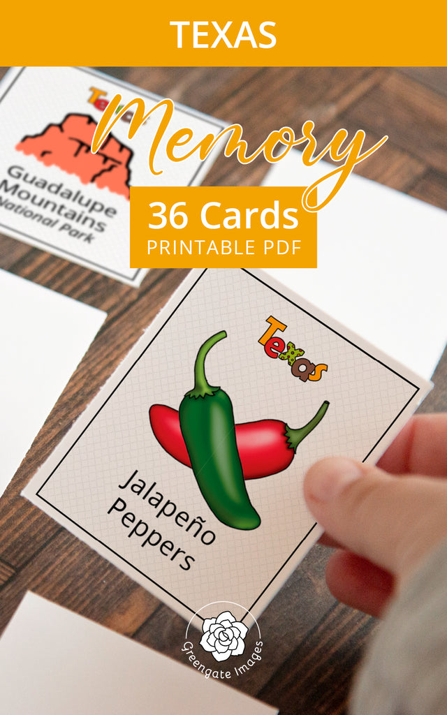 Texas Memory Game – Greengate Images