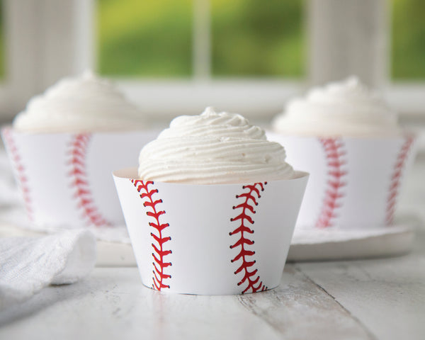 Baseball Cupcake Wrappers
