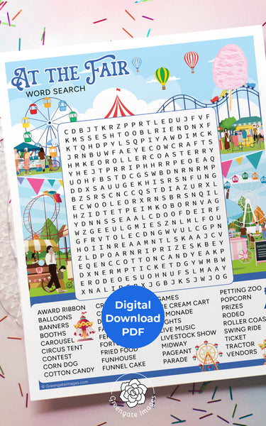 Fair/Carnival Word Search