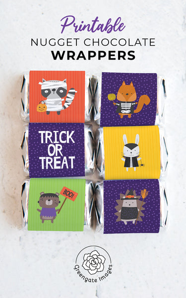 Woodland Halloween Nugget Wrappers