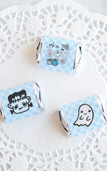 It's a Boy Halloween Hershey Nugget Wrappers