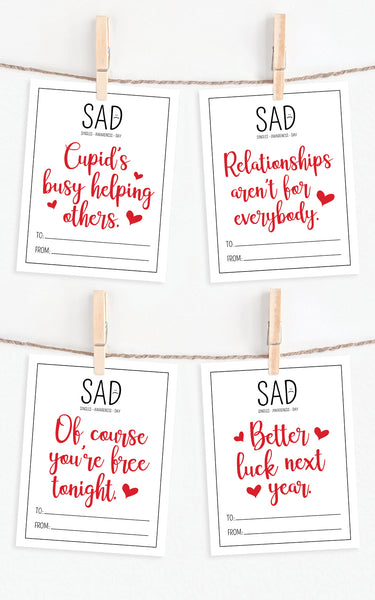 Funny Singles Awareness Day Valentines