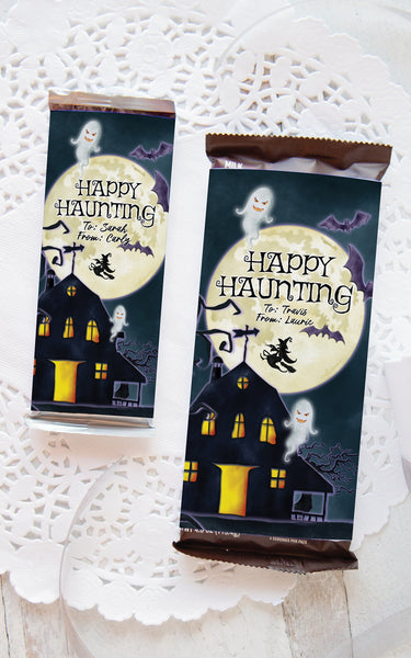 Full Moon Halloween Candy Bar Wrappers