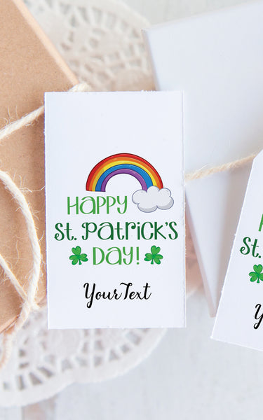 St. Patrick's Gift Tags - Rainbows