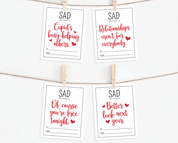 Funny Singles Awareness Day Valentines