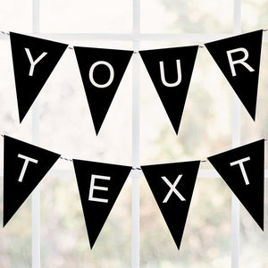 Black Letter Banner Bunting Download - Greengate Images