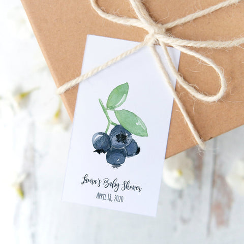 Blueberry Gift Tags