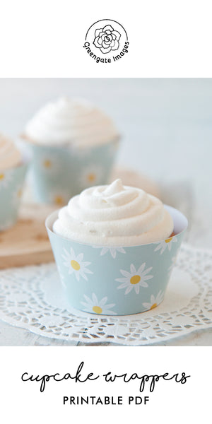 Daisy Cupcake Wrappers