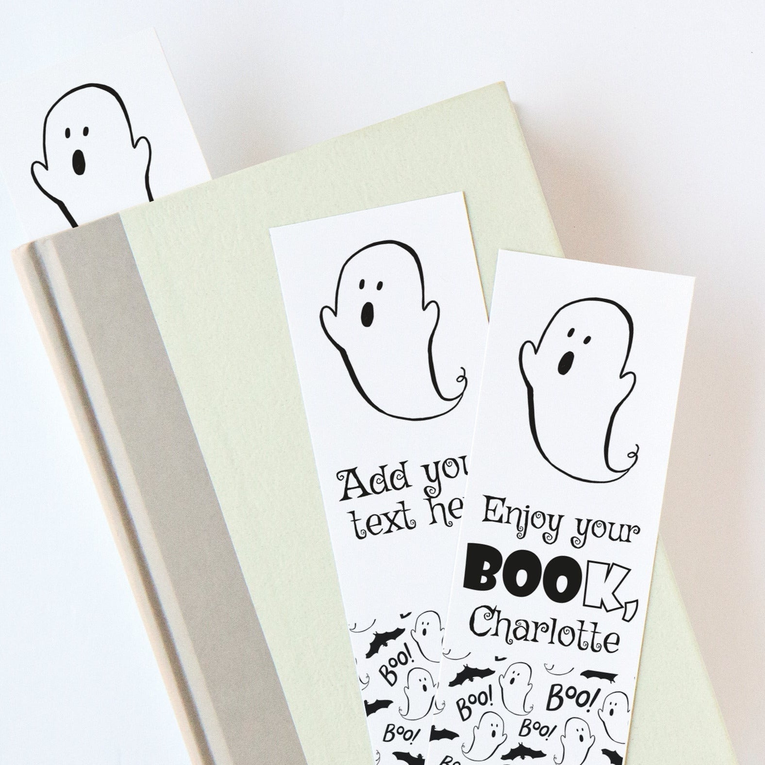 Ghost Halloween Bookmark