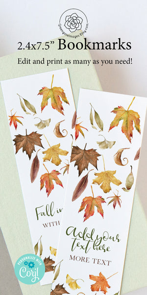 Fall Leaves Bookmark