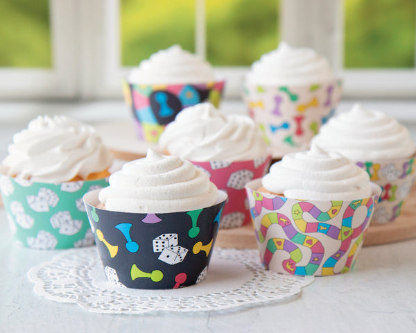 BUNDLE Board Game Cupcake Wrappers