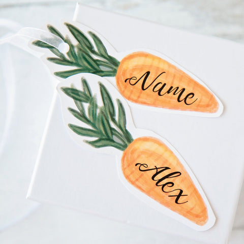 Carrot Gift Tags