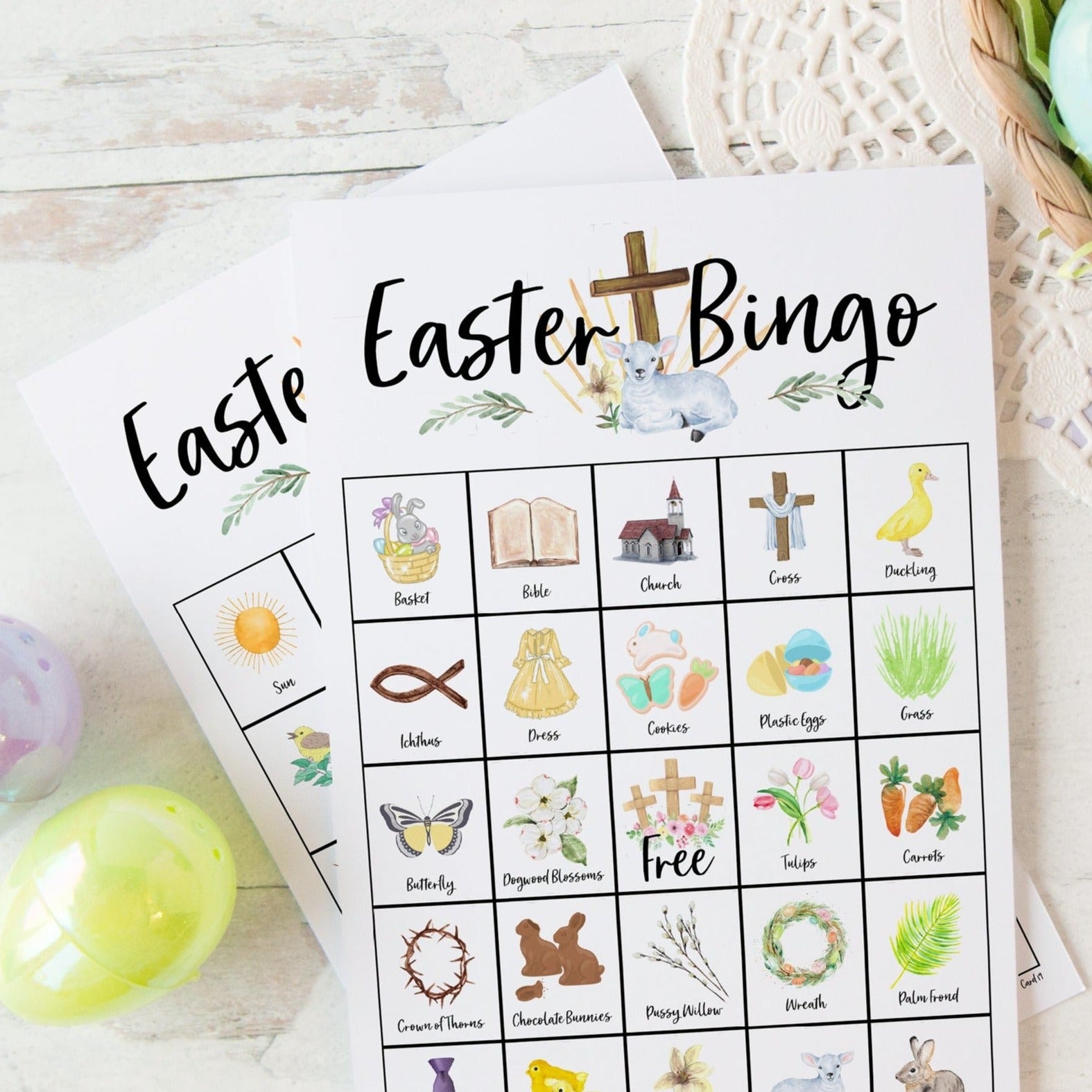 Easter Bingo - Christian, Color – Greengate Images easter-bingo-christian-color-greengate-images