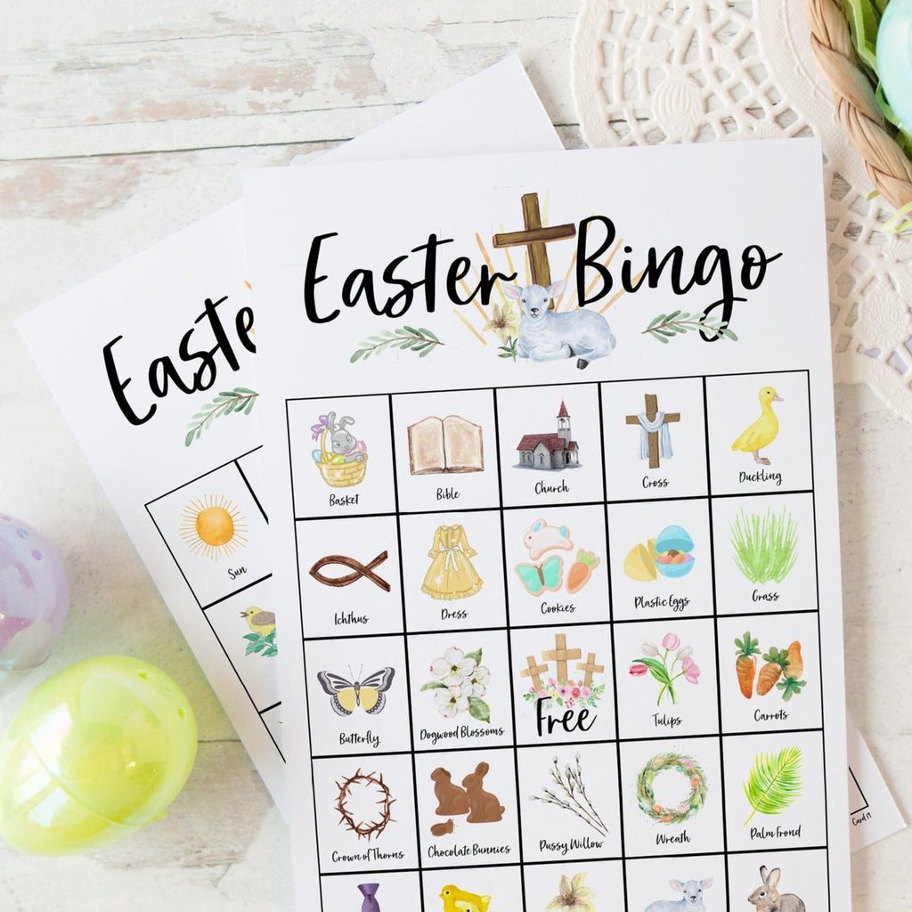 easter-bingo-christian-color-greengate-images for Free Christian Bingo Games Printable Easter Bingo - Christian, Color – Greengate Images for Free Christian Bingo Games Printable