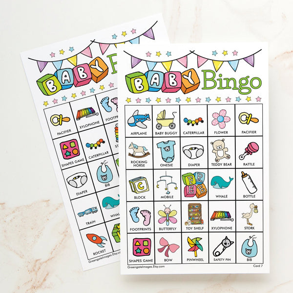 Baby Bingo - Color Doodles