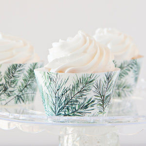 Evergreen Cupcake Wrappers