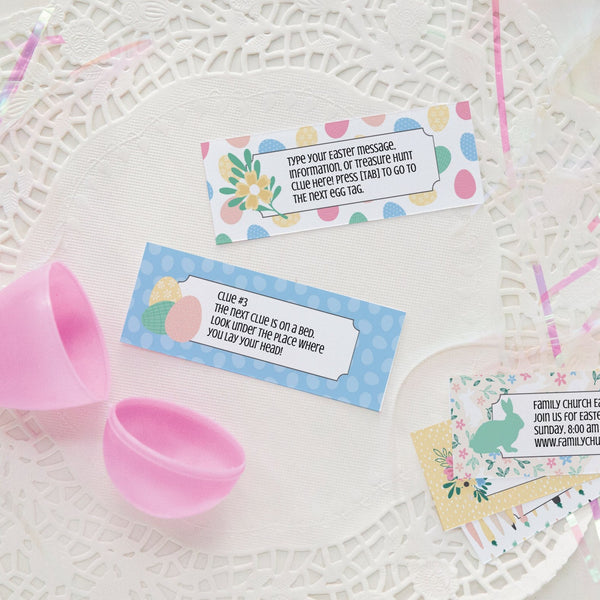 Easter Egg Message Slips - Greengate Images