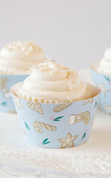 Gingerbread Cookie Cupcake Wrappers